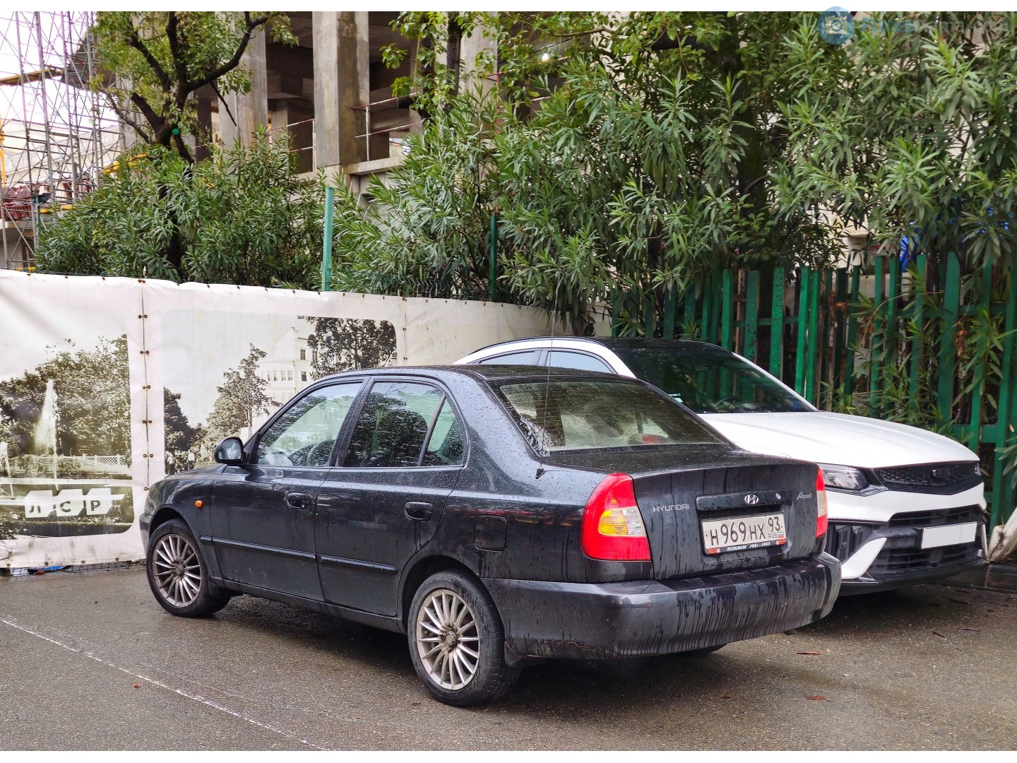 "н 969 нх 93" photos Hyundai Accent. Russia
