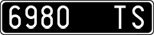 License plate of Italy, Cars (1927 year series)