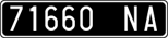 License plate of Italy, Cars (1927 year series)