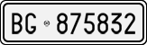 License plate of Italy, Cars (1927 year series)