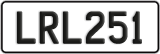 License plate of New Zealand, ABC1(23)