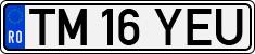 License plate of Romania, Regular plates