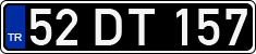 License plate of Turkey, Government and public administrations