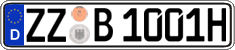 German license plate, Plates for oldtimers (type 