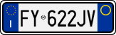 License plate of Italy, Cars (1994 year series)