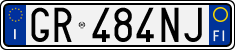 License plate of Italy, Cars (1994 year series)