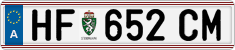 License plate of Austria, Regular plates