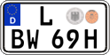 German license plate, Plates for oldtimers (type 