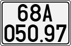 License plate of Vietnam, Cars