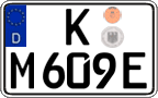 German license plate, Electric vehicles