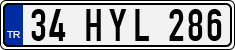 License plate of Turkey, Regular plates