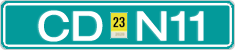 License plate of Iceland, Diplomatic