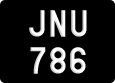 License plate of Malaysia, A(BC) 1(234)