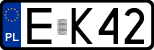 License plates of Poland, Regular car plates