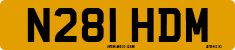 License plate of the United Kingdom, 1983 year system