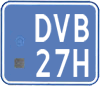 License plate of the Netherlands, Mopeds