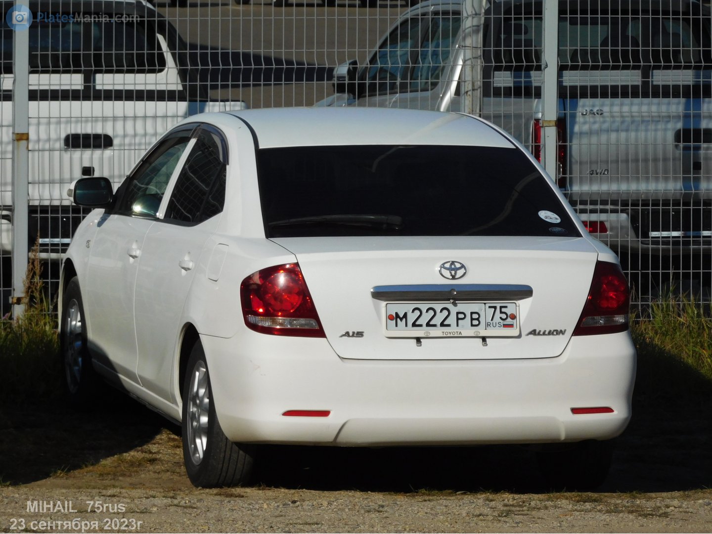 м 222 рв 75, Toyota Allion 2nd gen (T260), 2007–2010