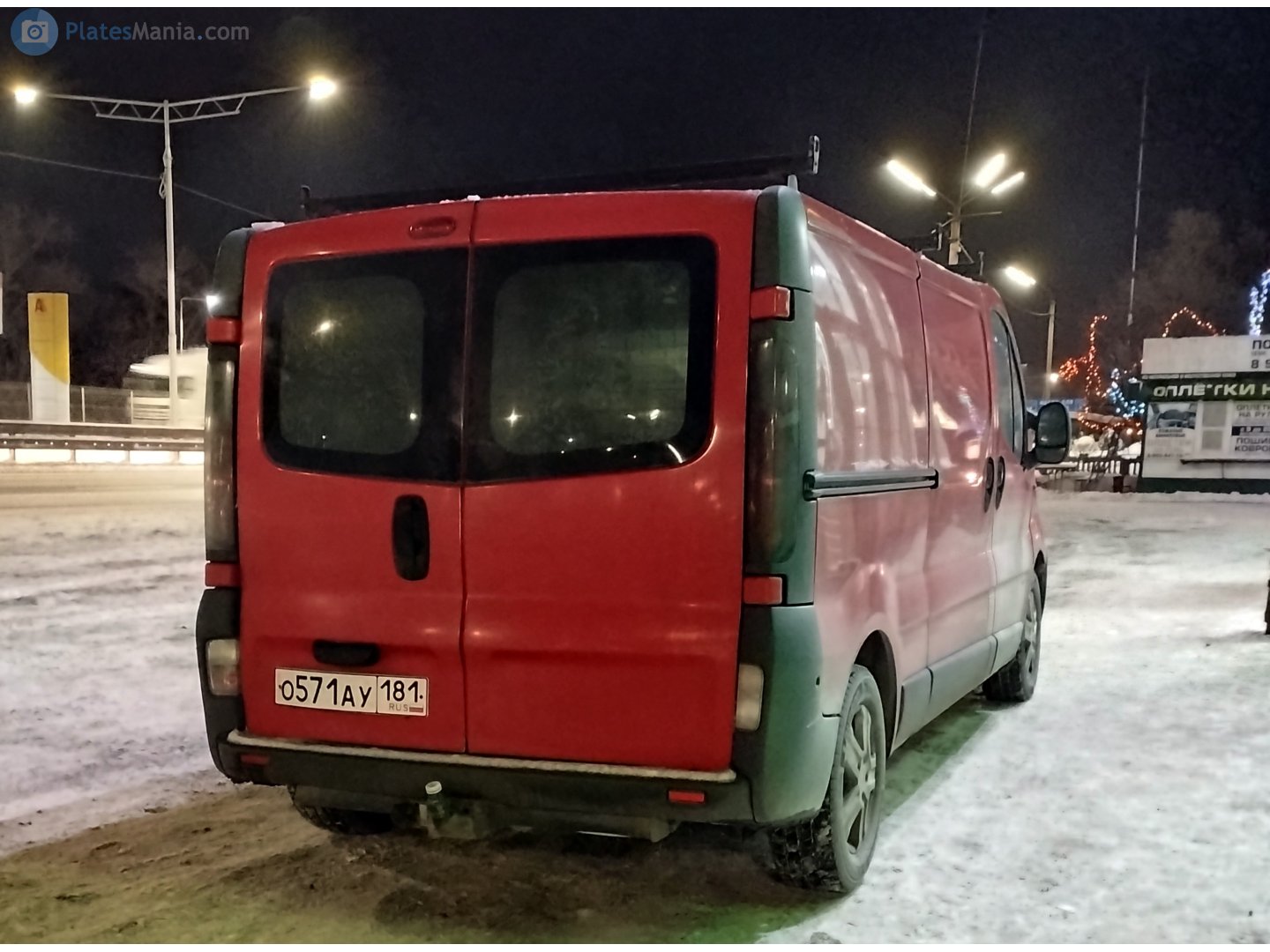 о 571 ау 181, Opel Vivaro 1st gen Van (A; X83), 2001–2014