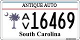 South Carolina, Antique Auto (1234,12345)
