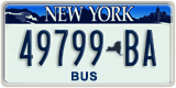 New York, Specialty plates (12345-AB)