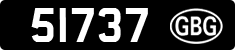 License plate of Guernsey, Regular plates
