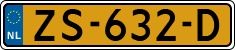 License plate of the Netherlands, Cars