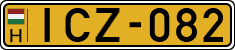 license plates of Hungary, Commercial vehicles (1990)