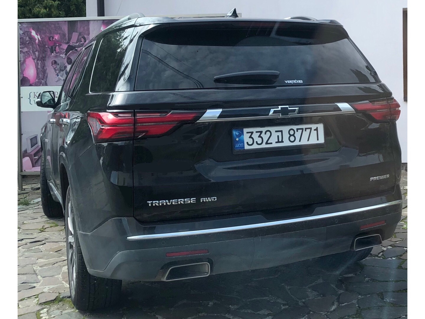 332고 8771, Chevrolet Traverse 2nd gen (C1XX), facelift, 2021–2023