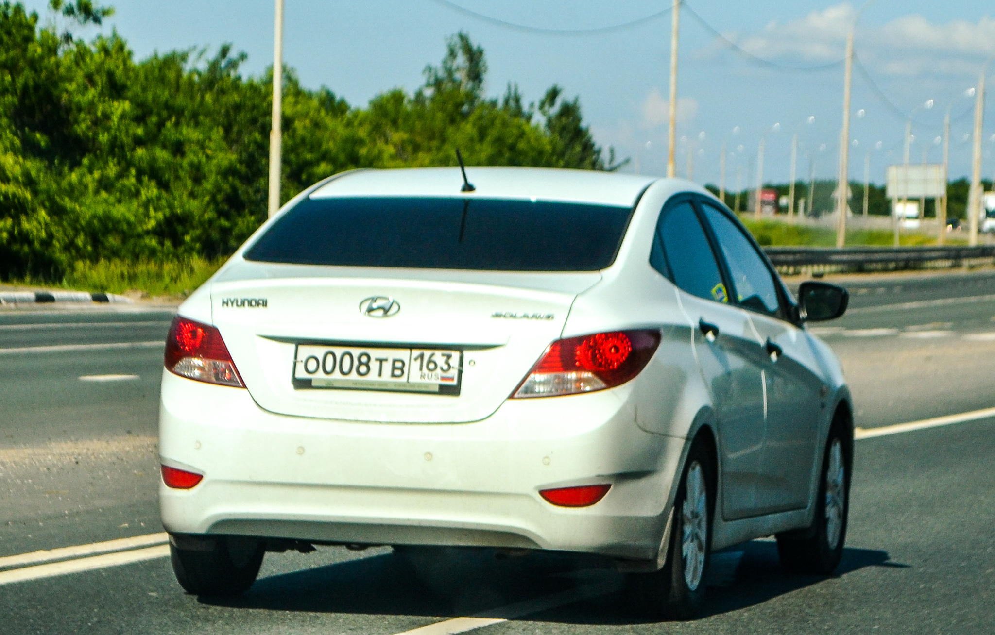 о 008 тв 163, Hyundai Solaris 1st gen Sedan (RB), 2011–2014