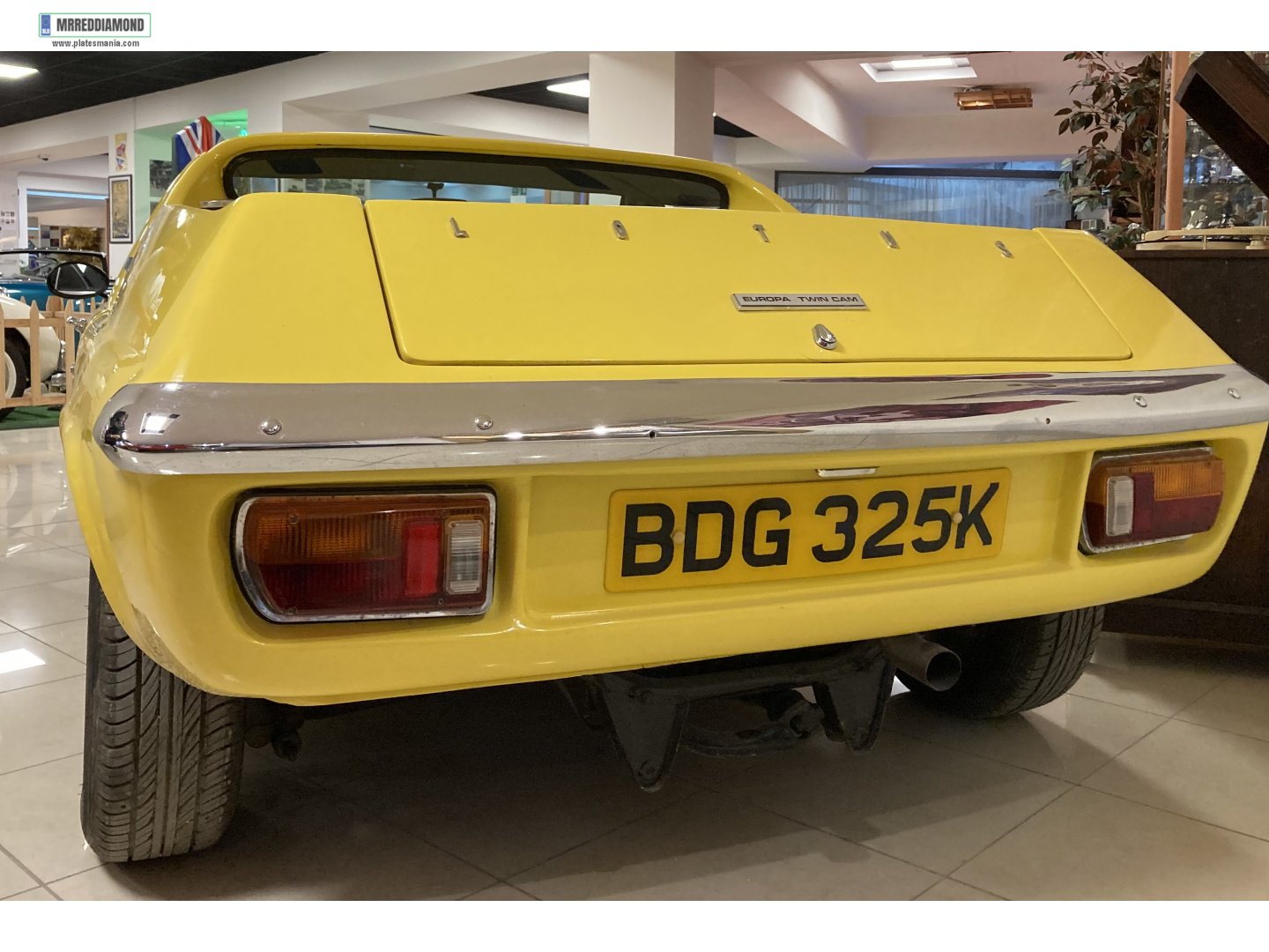 BDG325K, Lotus Europa 1st gen, 1966–1975