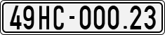 License plate of Vietnam, Specialty plates