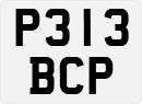 License plate of the United Kingdom, 1983 year system