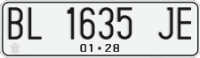 License plate of Indonesia, Regular plates