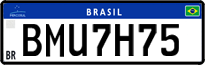 License plate of Brazil, Private owners (Mercosul)