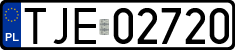 License plates of Poland, Regular car plates