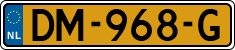 License plate of the Netherlands, Military