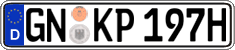 German license plate, Plates for oldtimers (type 