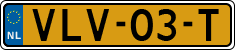 License plate of the Netherlands, Light Commercial Vehicles (1994 system)