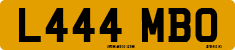 License plate of the United Kingdom, 1983 year system