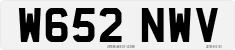 License plate of the United Kingdom, 1983 year system
