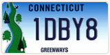 Connecticut, Specialty plates (1ABC2)