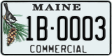 Maine, Commercial vehicles (1A-2345)