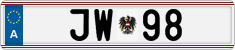 License plate of Austria, Official services and consulates