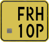 License plate of the Netherlands, Mopeds
