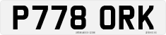 License plate of the United Kingdom, 1983 year system