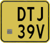 License plate of the Netherlands, Mopeds