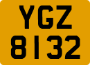 License plate of the United Kingdom, Northern Ireland (1966)