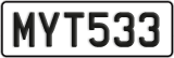 License plate of New Zealand, ABC1(23)
