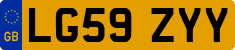 License plate of the United Kingdom, 2001 year system