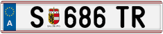 License plate of Austria, Regular plates